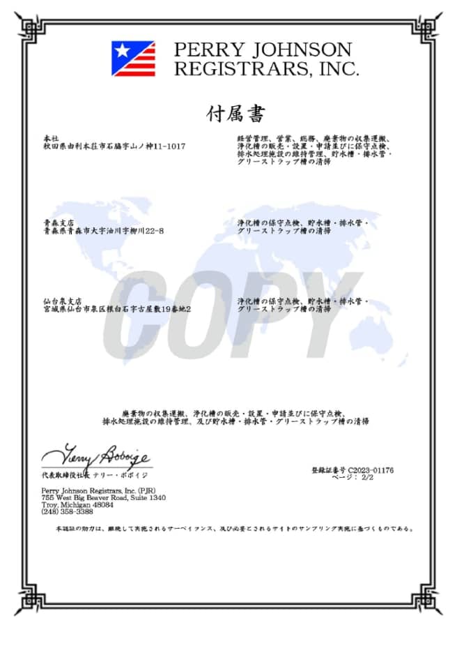 ISO9001:2008付属書